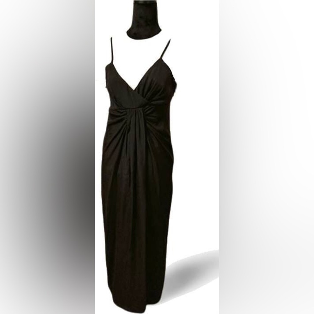 ZARA little black silky dress. Size S.